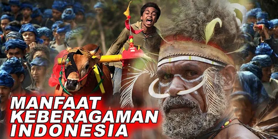 Apa manfaat dari keragaman suku di Indonesia?