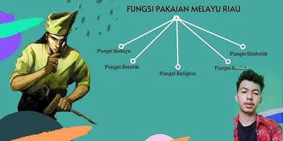 Apa saja perlengkapan pakaian resmi kaum laki-laki Melayu Riau?