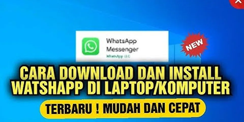 Apakah bisa mendownload WhatsApp di laptop?