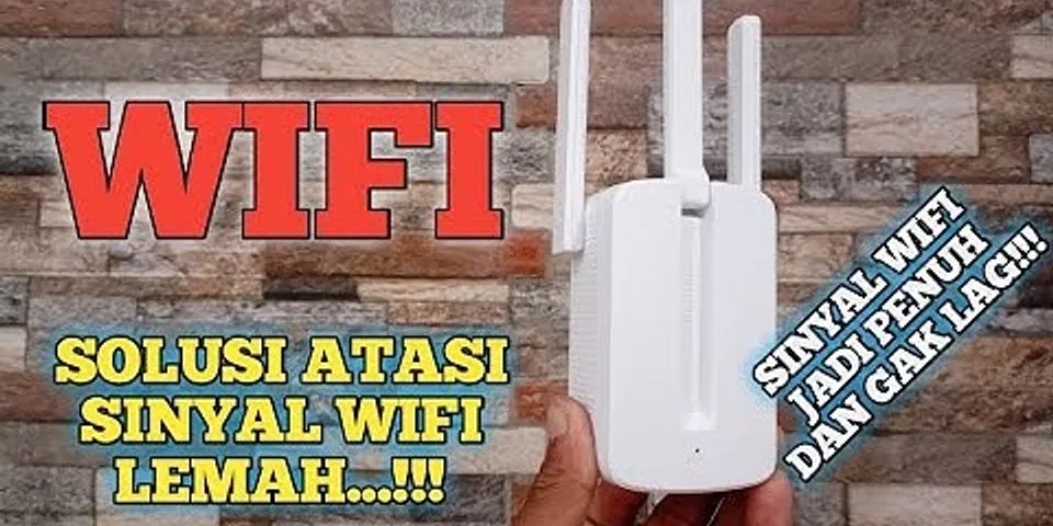 Apakah WiFi terhalang tembok?