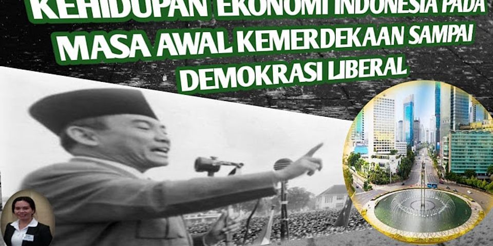 Apakah yang menjadi penyebab terjadinya inflasi pada awal kemerdekaan Indonesia