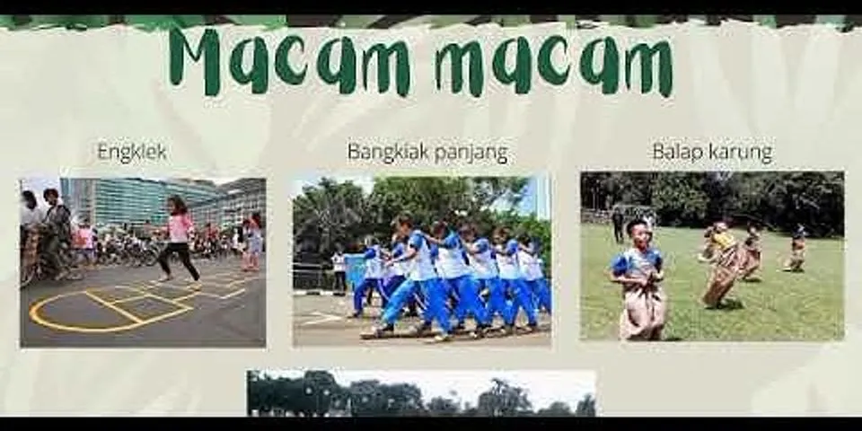 Bagaimana cara untuk memajukan olahraga tradisional di Indonesia