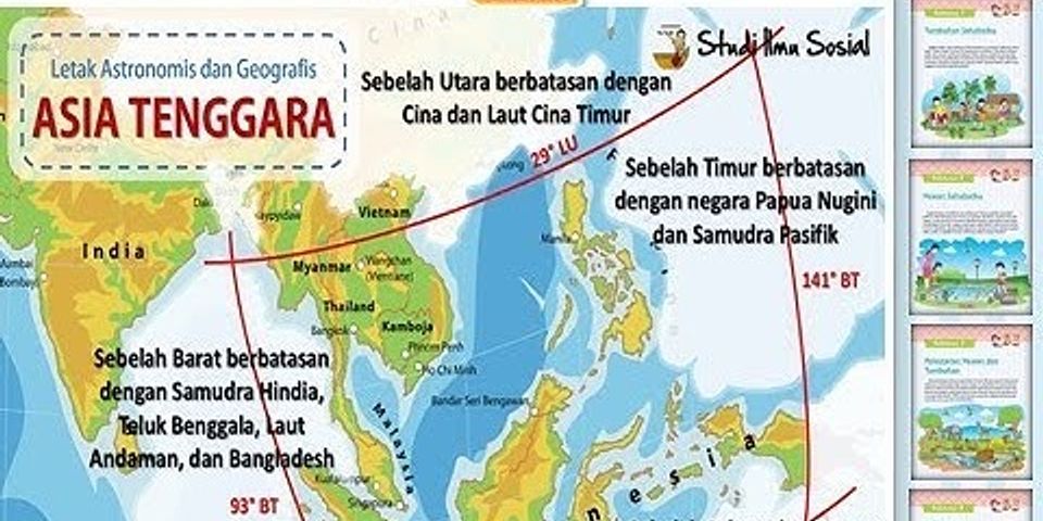 Bagaimana kondisi geografis Asia Tenggara secara umum?