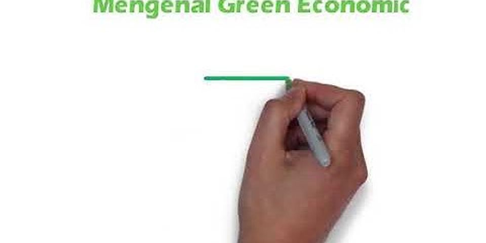 Bagaimana konsep green economy secara nasional?