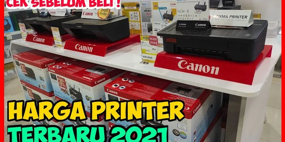 Berapa harga mesin printer?