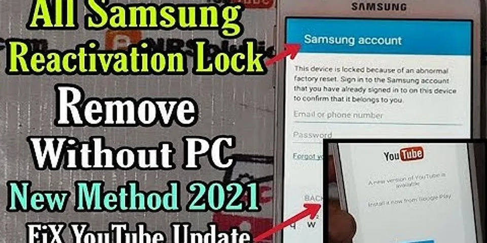 Can Samsung account be bypass?