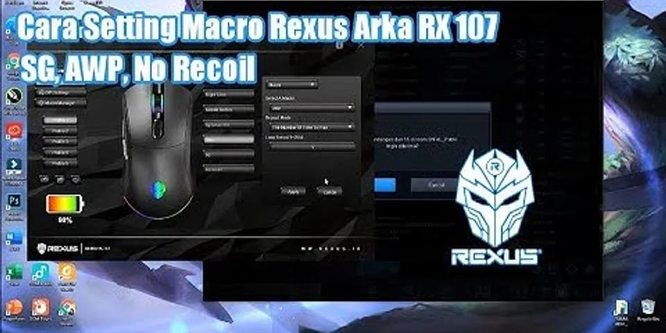 Cara setting Mouse Rexus x2
