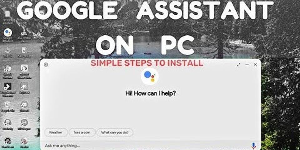 Download Google Assistant PC