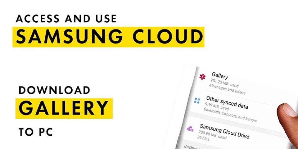 Download Samsung Cloud For PC