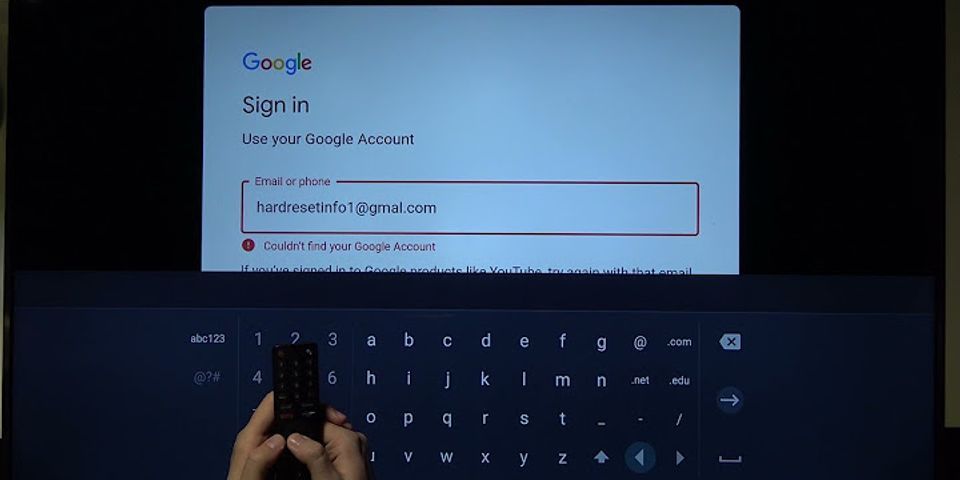 How do I connect my MI TV to my Google account?
