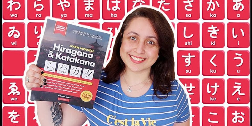 How to learn hiragana in a week