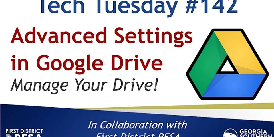 How to reset Google Drive settings