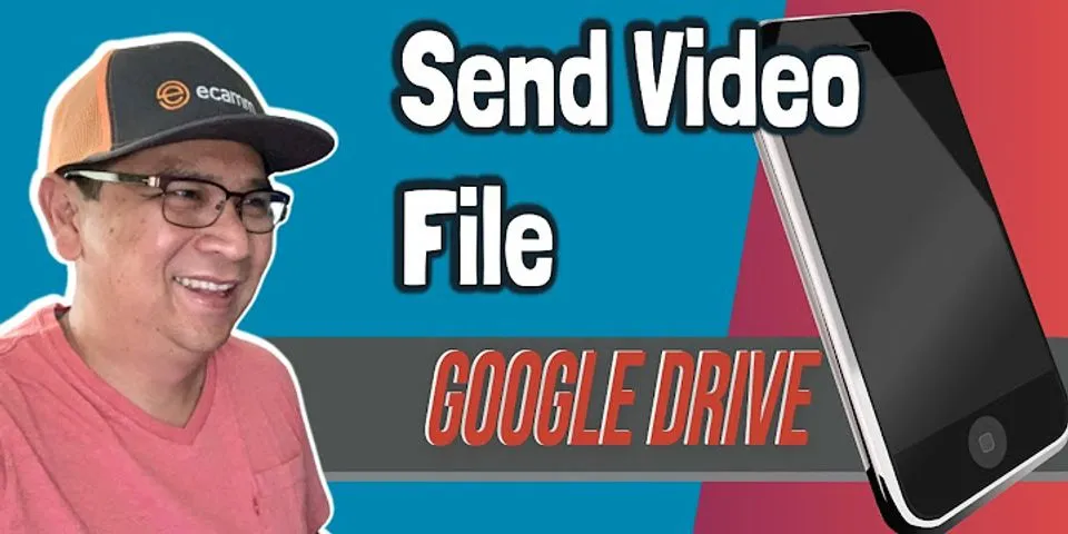 How to upload to Google Drive from iPhone