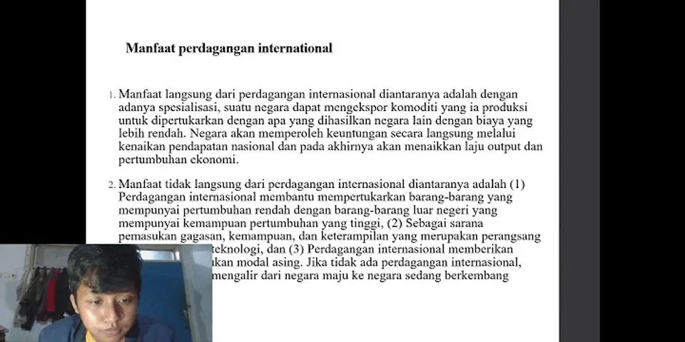 Jurnal PERDAGANGAN Internasional terhadap PERTUMBUHAN ekonomi Indonesia