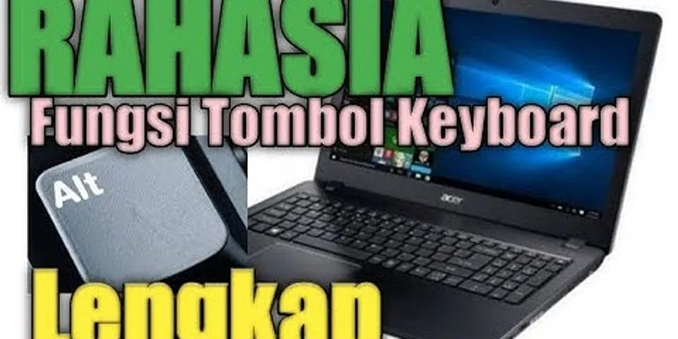 kegunaan keyboard laptop
