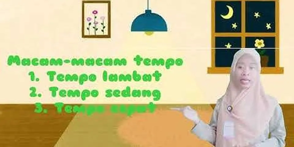 Lagu anak Indonesia temponya apa?