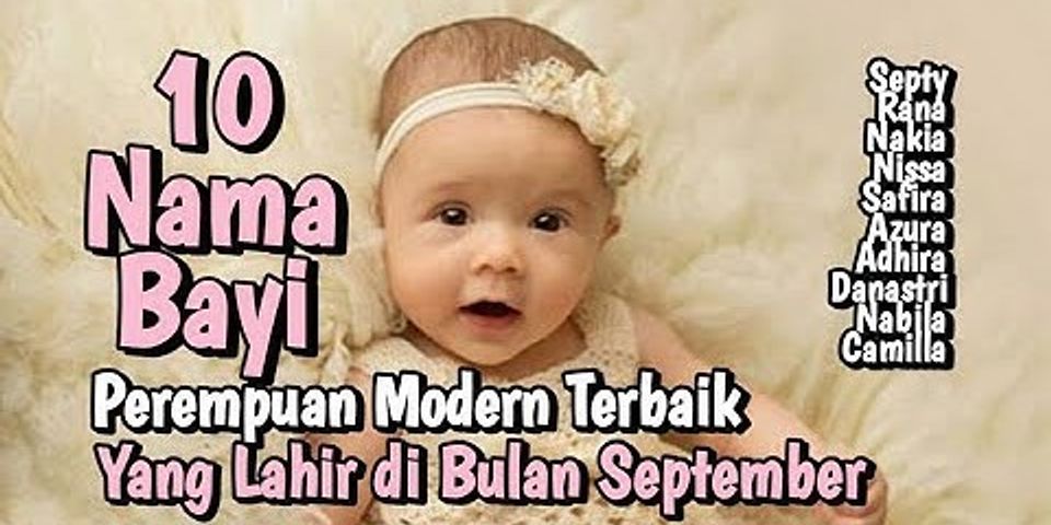 Nama bayi perempuan Katolik bulan September