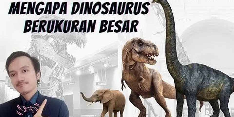 Sebesar apakah dinosaurus?