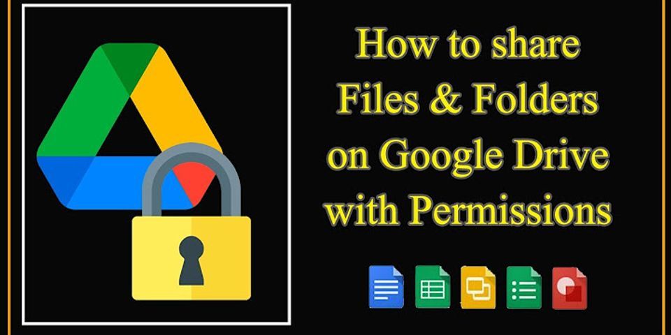 Shared Google Drive permissions