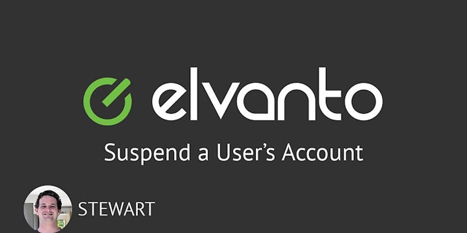 what happens when you suspend a users account?