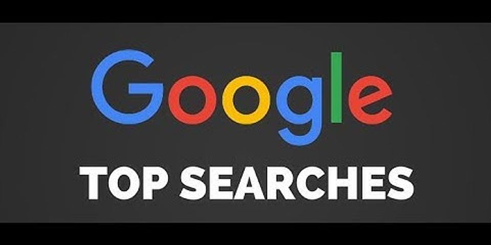 What is the most popular search in 2020?