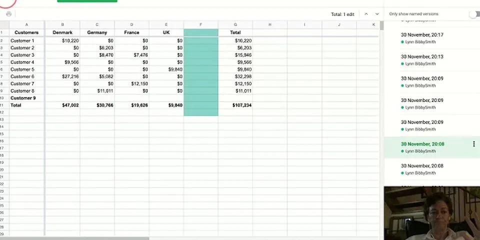 Why cant I see cell history in Google Sheets?